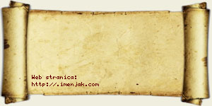 Isidora Bjelica vizit kartica